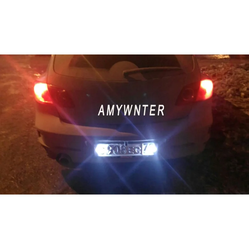 Светодиодная лампа Amywnter 12 В для номерного знака мотоцикла болтовые огни