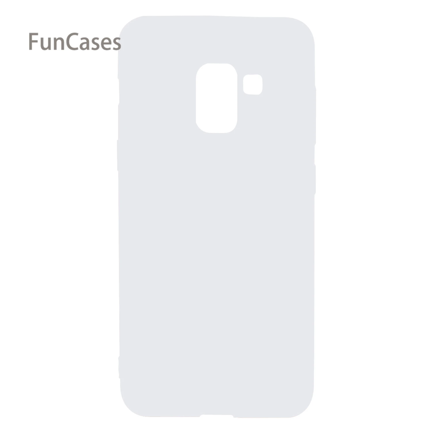 Однотонный чехол СПС Coque samsung A8 плюс 2018 мягкая термополиуретановая накладка на