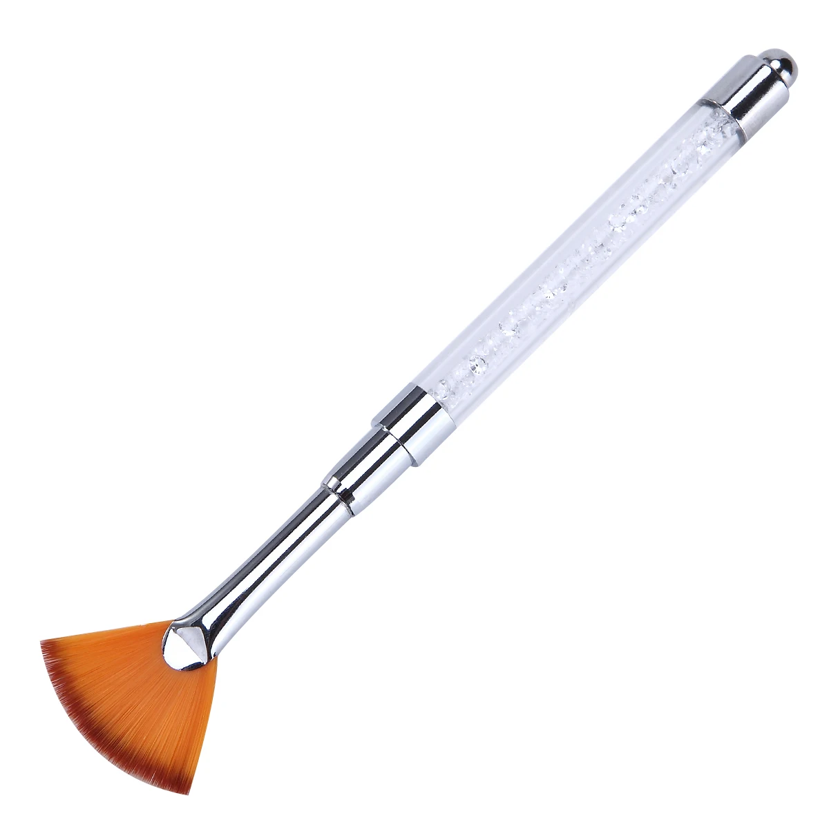 Маникюрный Инструмент Monja 3 цвета для дизайна ногтей в форме веера со стразами