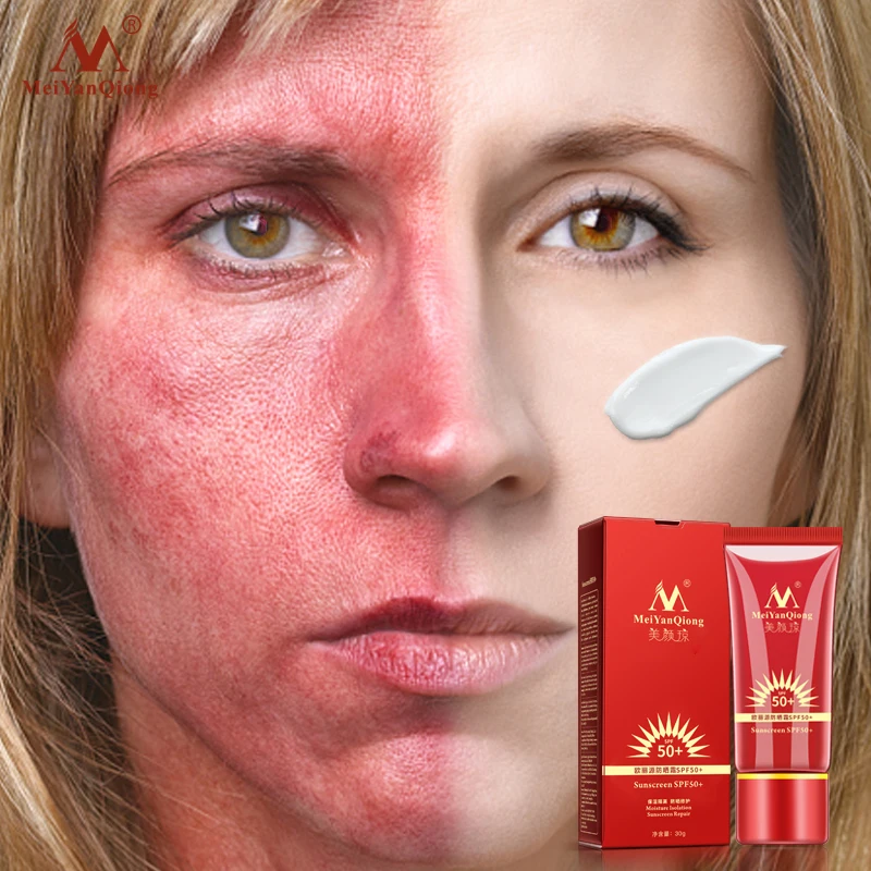 Солнцезащитный крем MeiYanQiong SPF50 + отбеливающий Восстанавливающий солнцезащитный