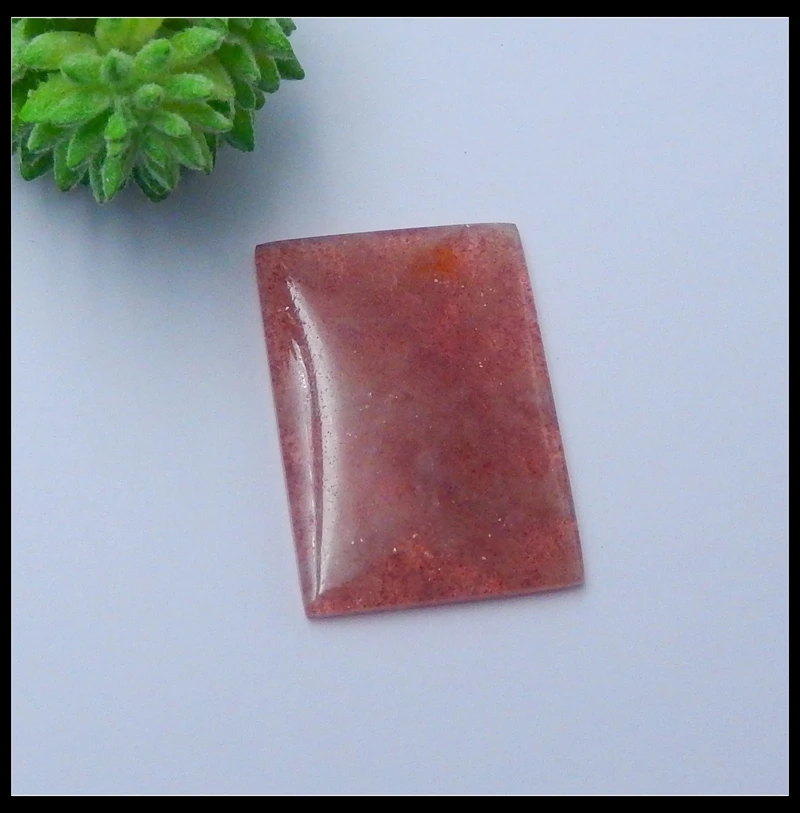 Ювелирные изделия, прямоугольный кабошон, 35x25x4 мм, 7,7 г
