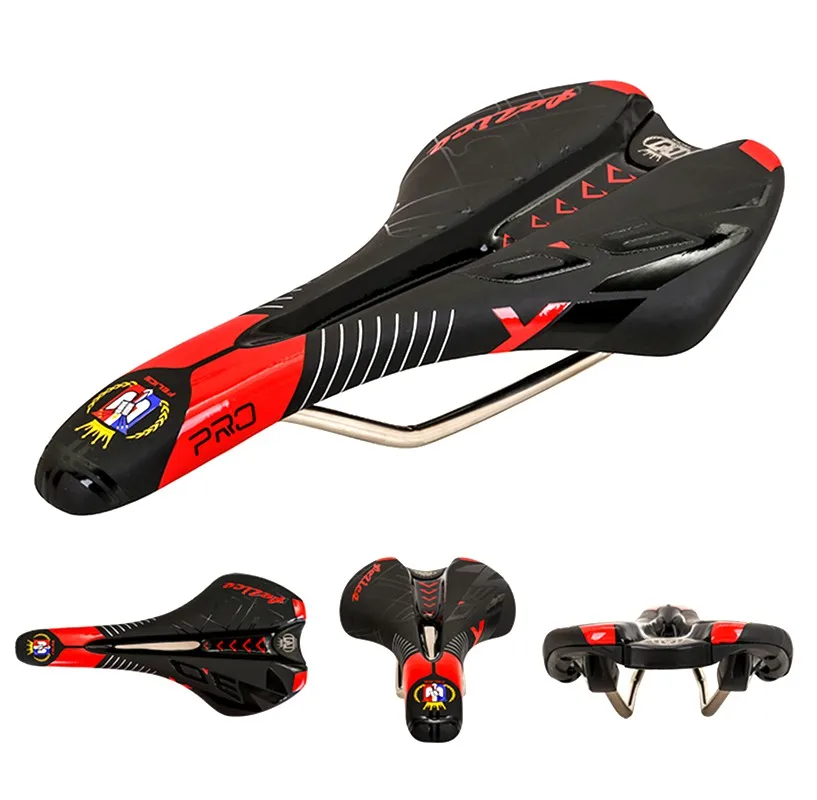 BATFOX карбоновое седло велосипед mtb Велосипедное Сиденье чехол sella mtb selle velo route sillin bicicleta - Цвет: Красный