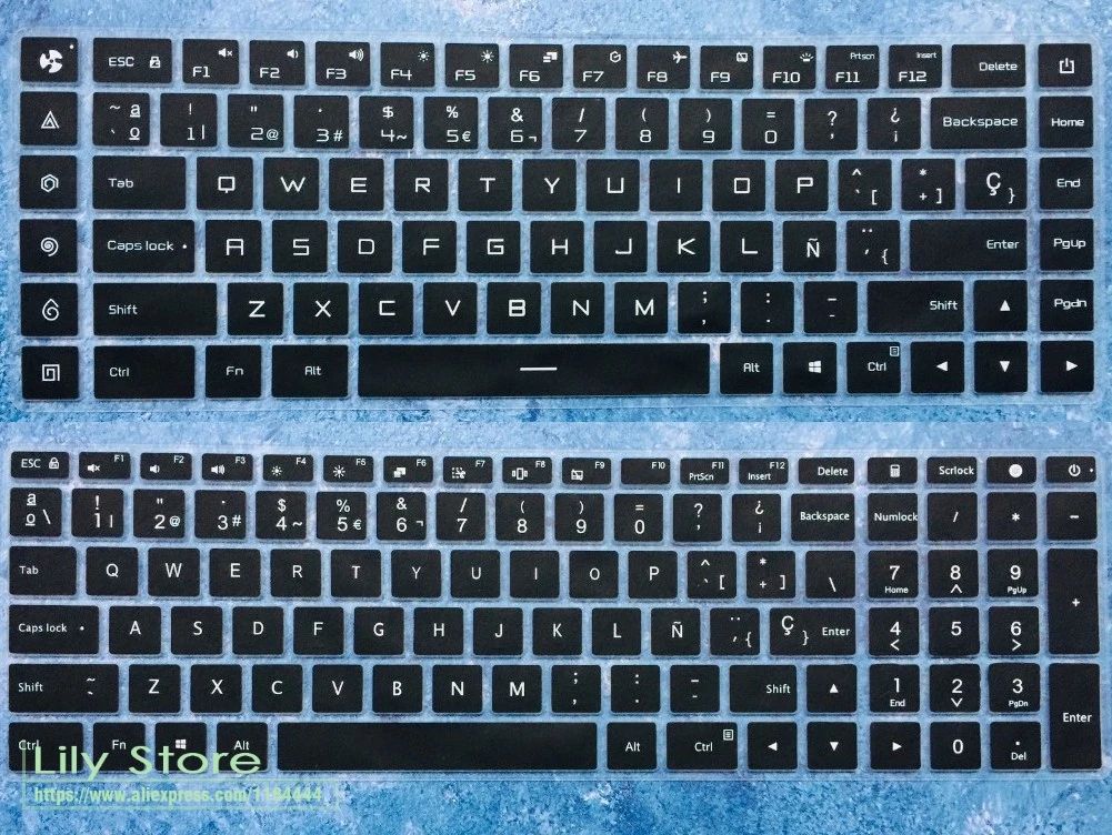 Испанская версия для ноутбука Mi 15 6 Lite Молодежная игрового наклейки на клавиатуру