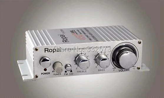 LP-A6FM мини Hi-Fi стерео усилитель мощности автомобиля FM для компьютера MP3 динамик