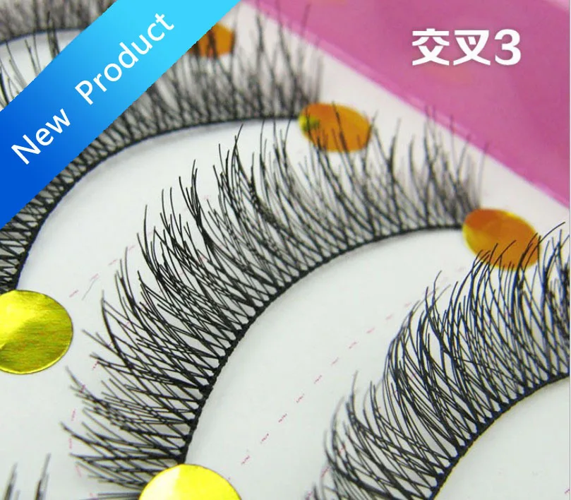 На кластерах грязный крест супер реалистичная поддельные ресницы Крест 3 # |