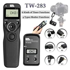 Pixel TW-283 спуск затвора беспроводной пульт дистанционного управления таймером для Canon 6D 5D Mark II 1100D Nikon D7000 D7200 D3100 Sony A6000 A7