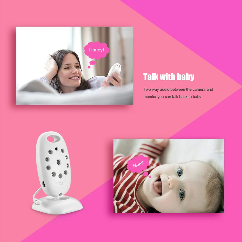 KERUI Беспроводной Цвет ЖК дисплей видео безопасности Видеоняни и радионяни 2 Way