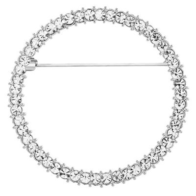 Silver X0261A Прекрасный клевер Броши на воротник для женщин аксессуары золотистый, серебристый, простой, гладкий цветок брошь булавки металлические мужские ювелирные изделия подарок - Окраска металла: Silver X0261A