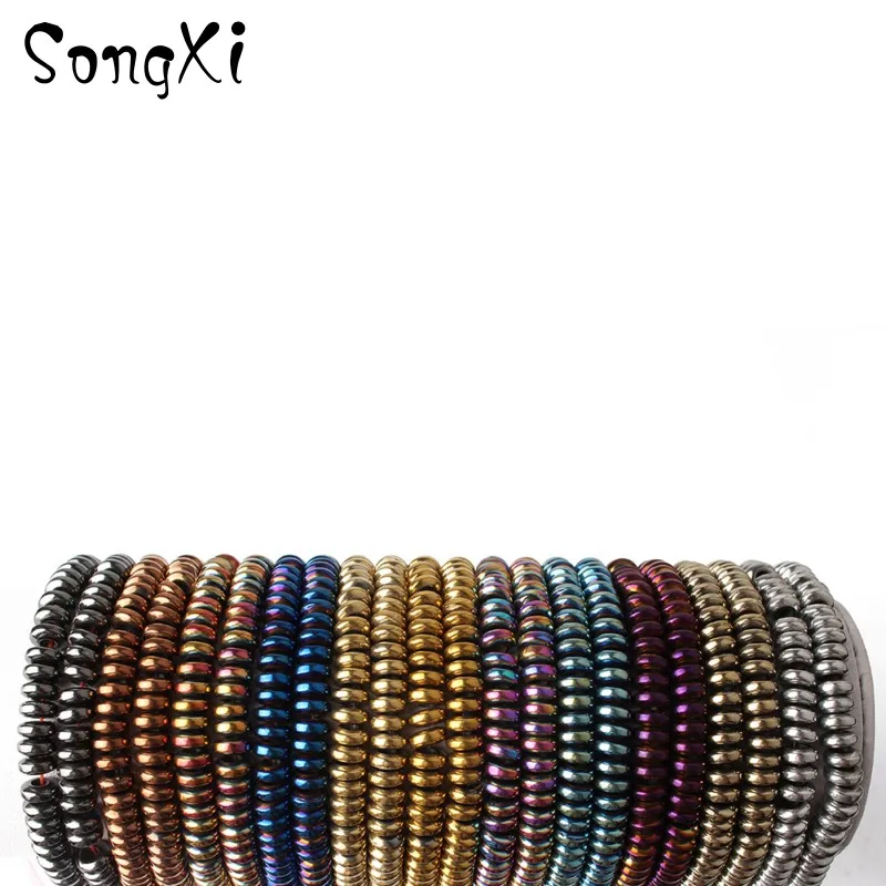 Плоские круглые бусины с натуральным покрытием для самостоятельного