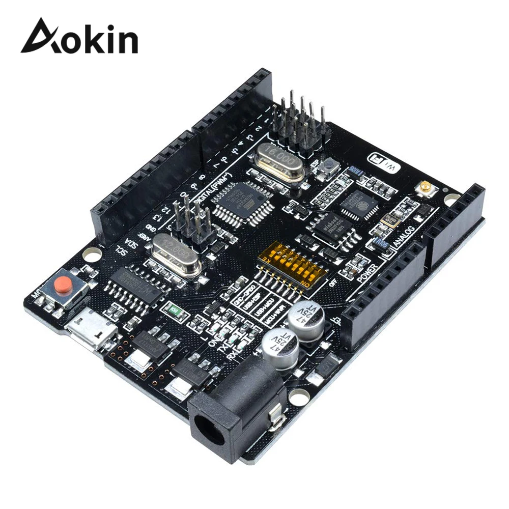 Для UNO R3 ATmega328P WiFi ESP8266 32 Мб USB TTL памяти CH340G Плата расширения для Arduino NodeMCU WeMos D1