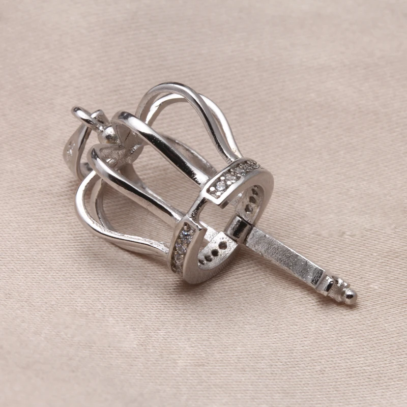 Корона Форма клетка кулон с жемчужным кулоном 1 шт. держатель бусин аксессуары