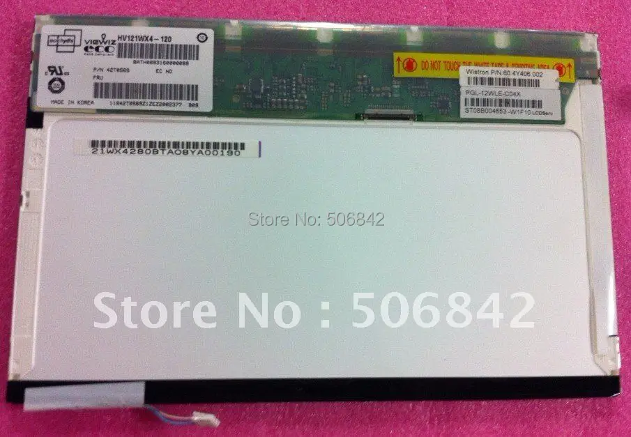 

12,1 "ноутбук ЖК-экран HV121WX4-120, новый A + 1280x800