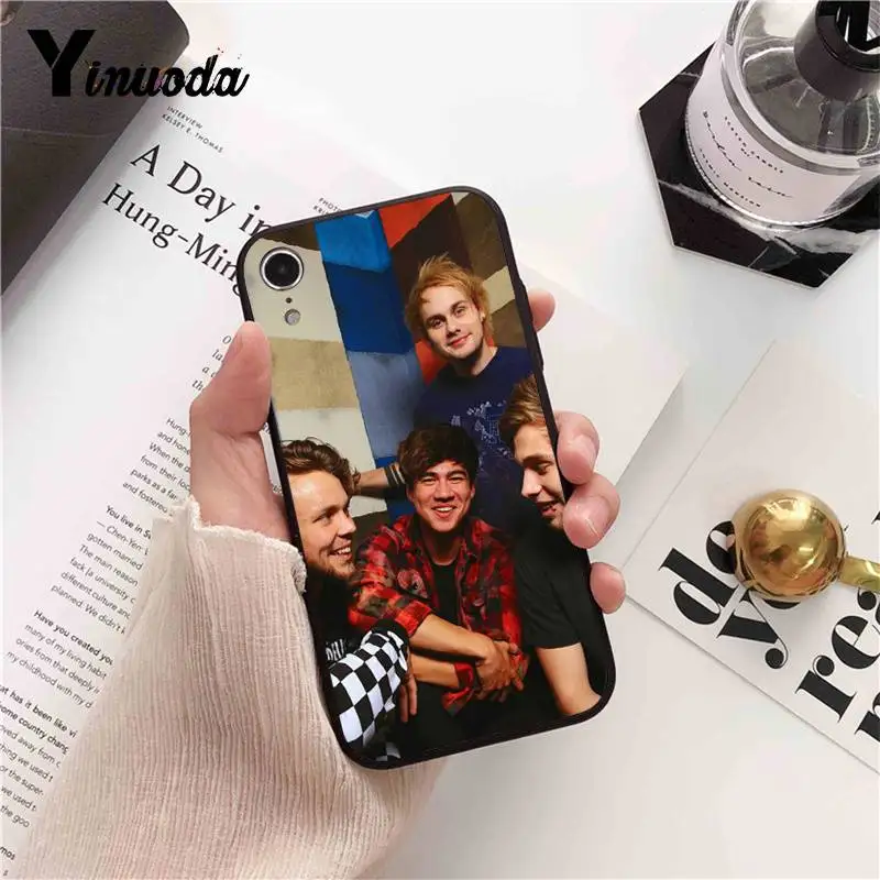 Yinuoda 5Sos band YOUNGBLO чехол для телефона iPhone 8 7 6 6S 6Plus X XS MAX 5 5S SE XR 10 11 pro max | Мобильные