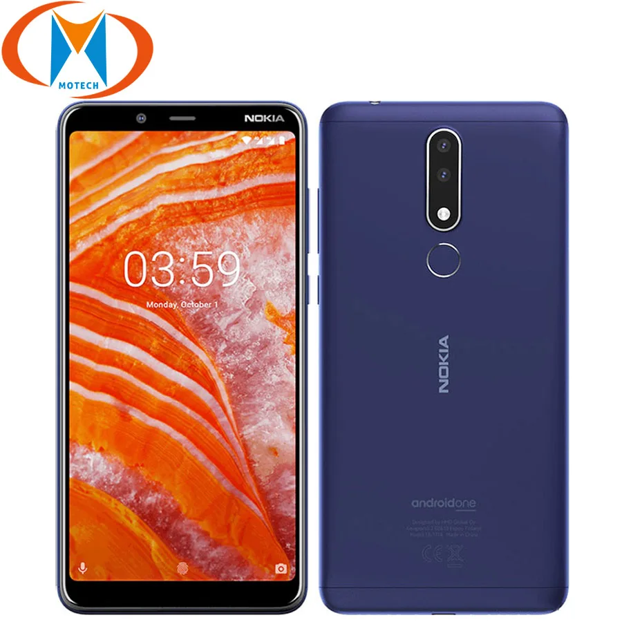 Новый оригинальный мобильный телефон 6 0 &quotNokia 3 1 Plus 4G LTE ГБ 32 две sim карты четыре