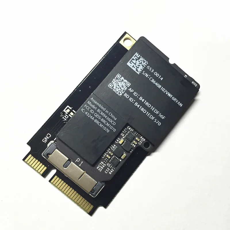 Беспроводная карта Broadcom bcm9360cd 802.11ac mini WLAN Bluetooth 4 0 Mini PCI e адаптер|card|card clipwireless hands free
