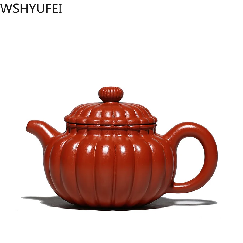 

310ml Heling Zisha pot authentic Dahongpao tea set Smooth water Semi-handmade teapot authentic WSHYUFEI
