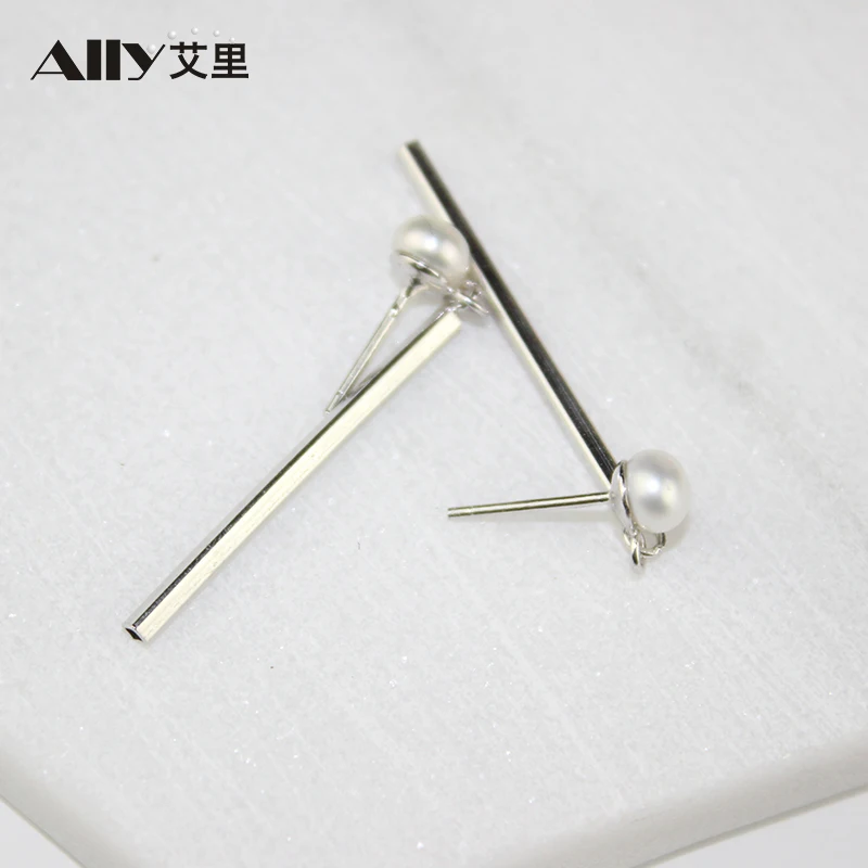 Exquisite and stylish 100% 925 sterling silver real high quality freshwater natural pearls drop earrings jewelry for women | Украшения и