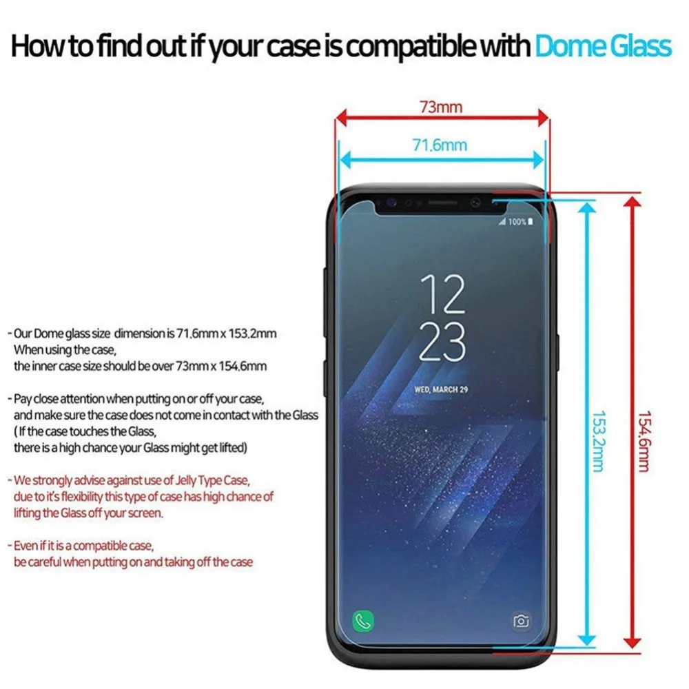 5D полное изогнутое УФ закаленное стекло для Samsung Galaxy S8 S9 S10E Plus Защитная пленка Note8 9
