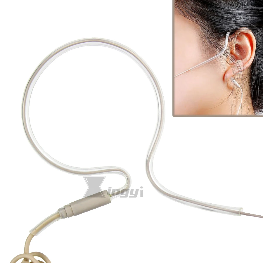 Невидимый сплошной цвет одиночный наушник конденсаторный микрофон 3 5 мм