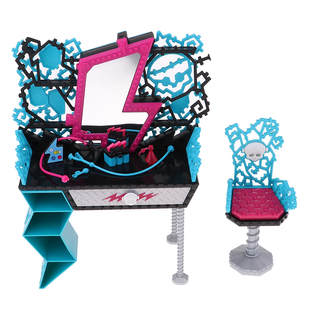 Гардеробный столик ярких цветов для кукол Monster High мебель 1/6 30 см аксессуары