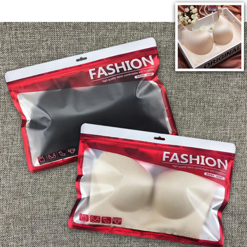 100 шт. пластиковые пакеты для хранения нижнего белья на молнии|Сумки вещей| |