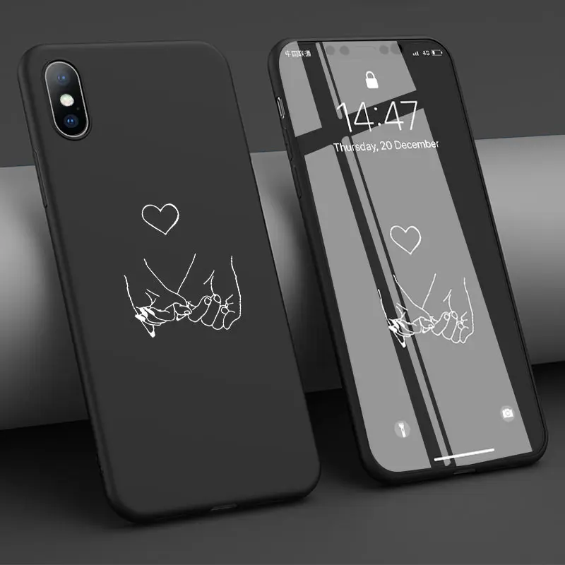 Чехол для телефона Ottwn Love для iPhone 11, 7, 8 Plus, X, XR, XS, Max, чехлы с принтом Love для iPhone 6, 6S Plus, Мягкая силиконовая задняя крышка