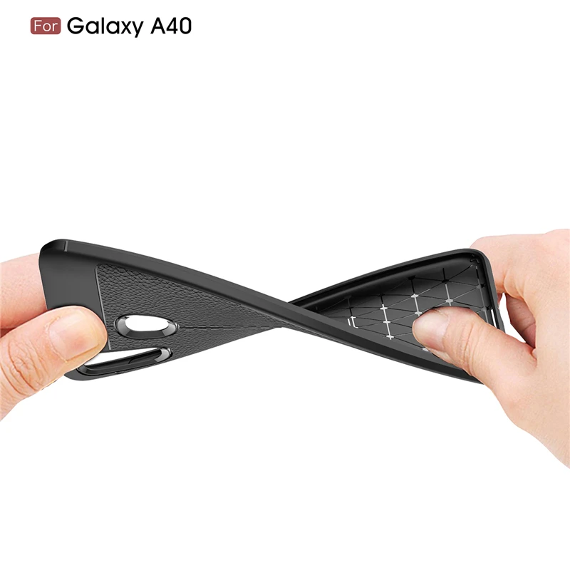 Чехол для Samsung Galaxy A40 стильный прочный силиконовый чехол-бампер A50 A70 чехол |