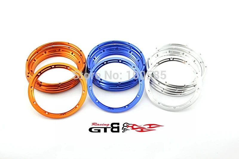 Бесплатная доставка 1/5 BAJA 5B CNC сплав beadlock внутренний/наружный шарик замок кольцо 4