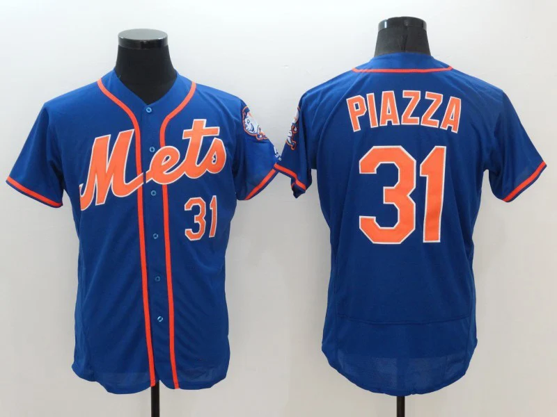 31 Майк Пьяцца 33 Мэтт Харви 34 Ной Syndergaard 48 Иаков deGrom Трикотажные синий красный