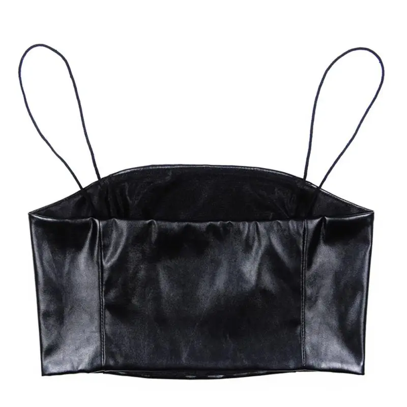 Модный сексуальный мини ремень из ПУ кожи с пупком короткий жилет топ тонкий на