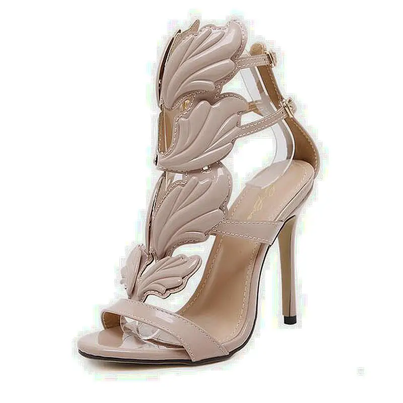 Женские босоножки-гладиаторы DIJIGIRLS летние сандалии на высоком каблуке с вырезами