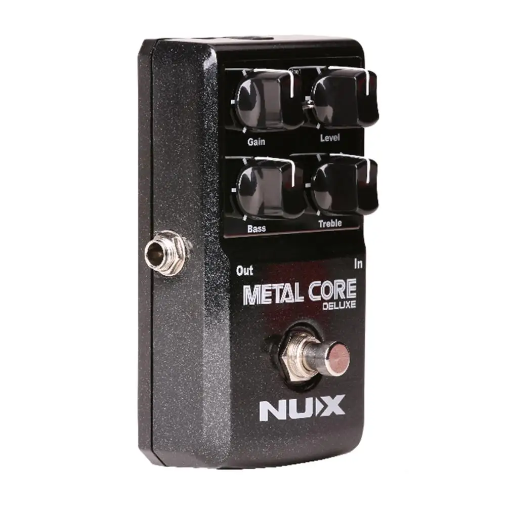NUX Metal Core Deluxe Педаль Эффекта Искажения 2 полосный эквалайзер с блокировкой тона