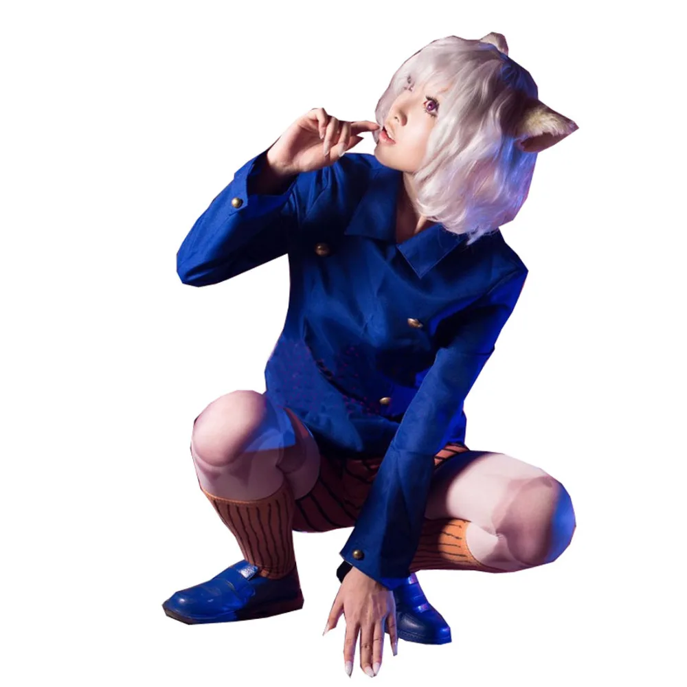 2017 Косплей Костюм hunter x Neferpitou для вечерние НКИ на Хэллоуин с хвостом и ушами заказ