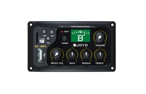 JOYO EQ MP3 эквалайзер для акустической гитары 3 полосный с и функцией тюнера ЖК