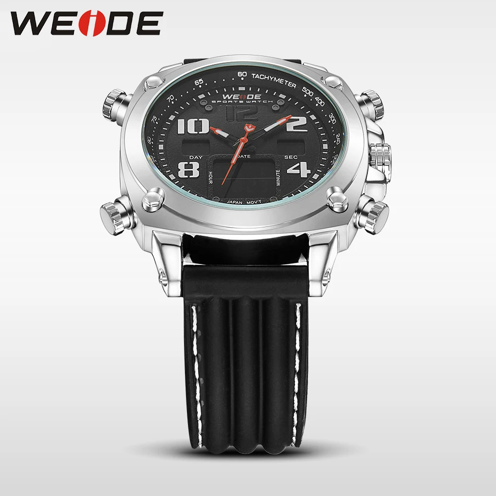 Relogio masculino WEIDE Модные повседневные мужские с двумя часовыми поясами ретранслятор