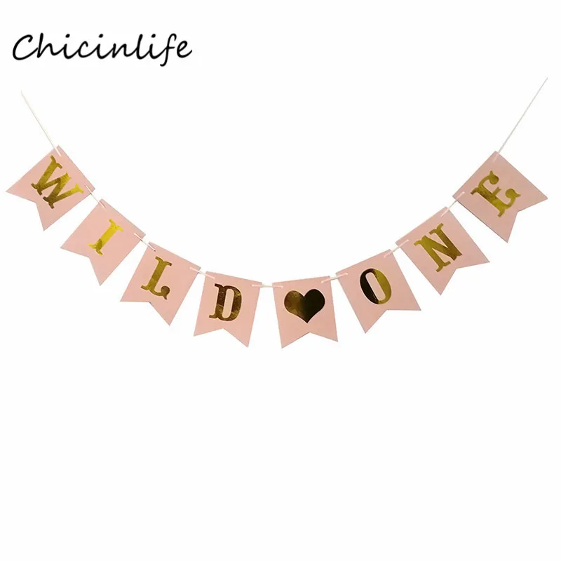 Chicinlife 1 набор баннер на первый день рождения детский праздник украшение й