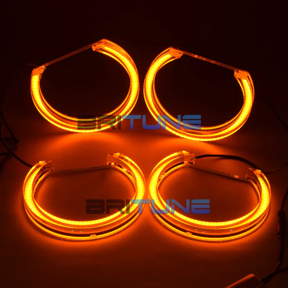 Britune DTM LED Angel Eyes for BMW E46/E39/E36/E38 Headlights - Crystal Switchback Halo Lights for Halogen and Xenon - Tuning Accessories for DIY Enhancement image 5