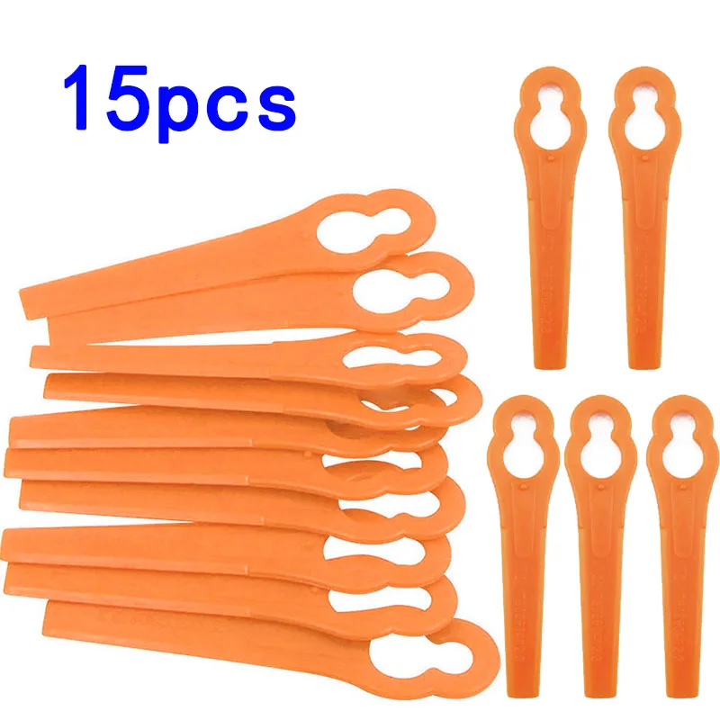 Двор газонокосилки фрезы на открытом воздухе Запчасти аксессуары 15/30 шт. Пластик