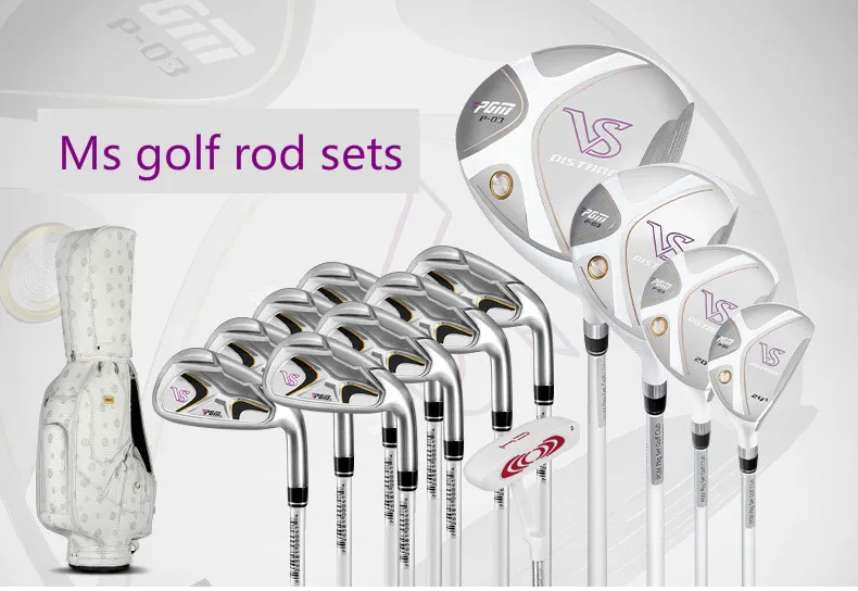 

Golf Club female half set 5 pole Golf titanium alloy wooden pole PGM