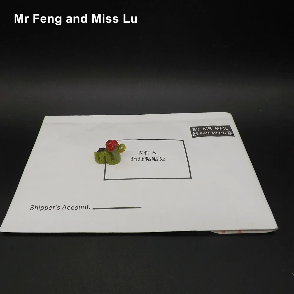 Носить шляпу Дракон Смола игрушка мини модель украшения искусственные