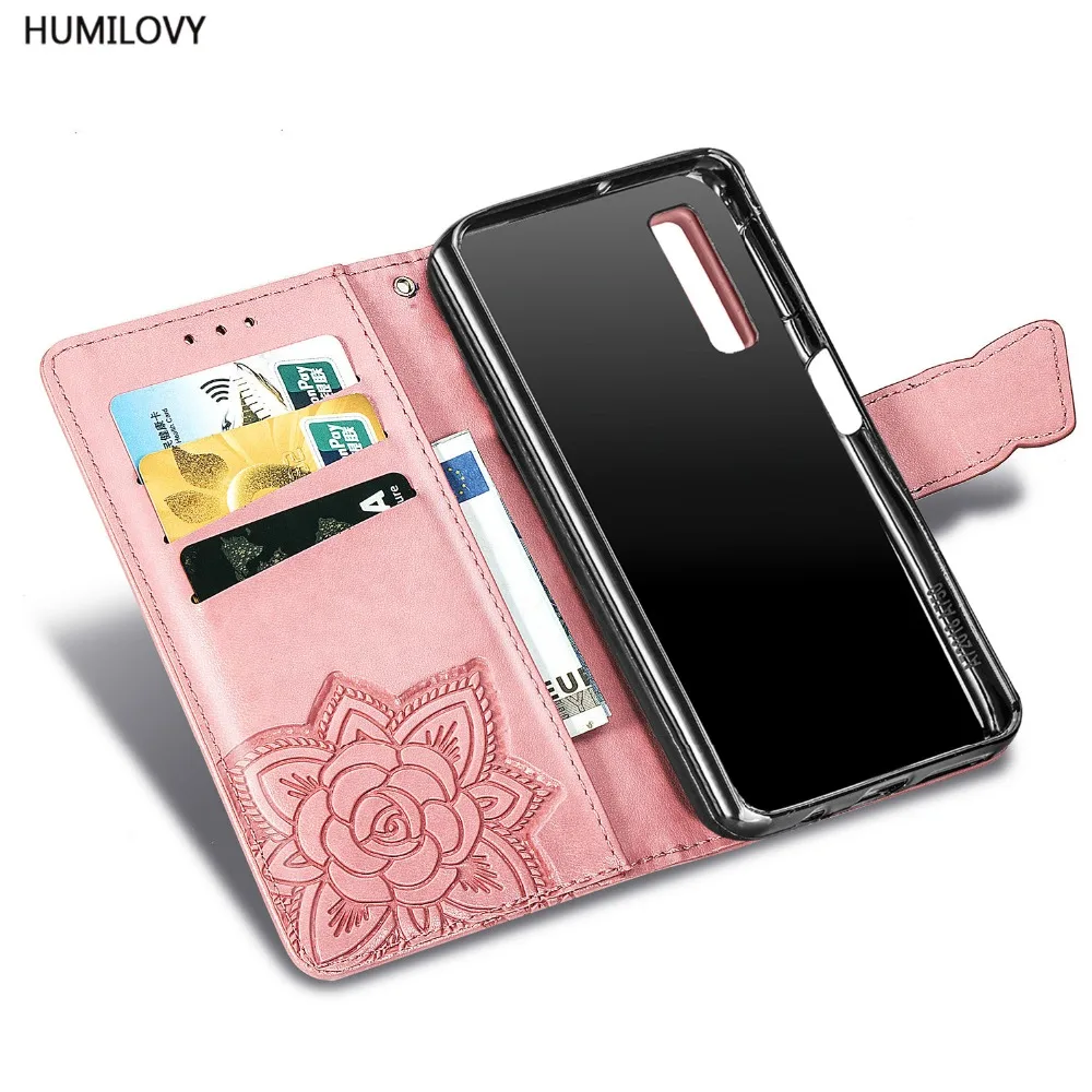For Samsung Galaxy A7 2018 Case Leather Wallet Flip Cover for Coque A750 | Мобильные телефоны и аксессуары