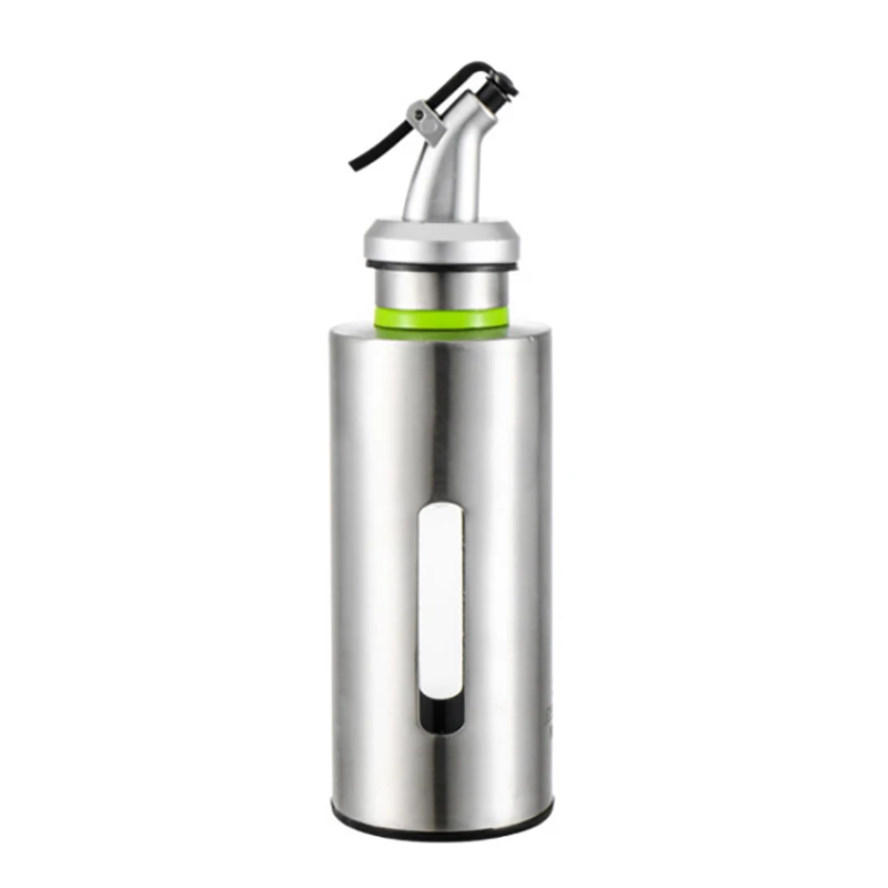 150ML 150/250 мл Кухня маслораспределительное устройство хранения бутылки Бутылка для уксус Нержавеющая сталь герметичность кухонная бутылка для приправ - Цвет: 150ML