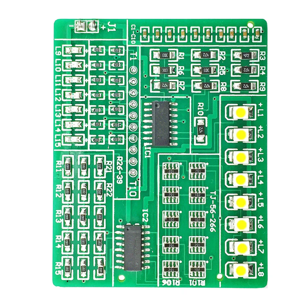 CNIKESIN Diy kit 15 color light controller 1801 SMD component welding practice board parts electronic production | Электронные
