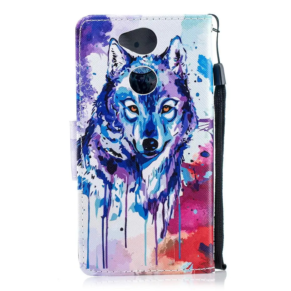 Роскошный кожаный чехол для Coque sony Xperia L1 XA XA1 XA2 ультра XZ1 Чехол-бумажник с откидной крышкой для sony Xperia L1 XA XA1 XA2 ультра XZ1 чехол