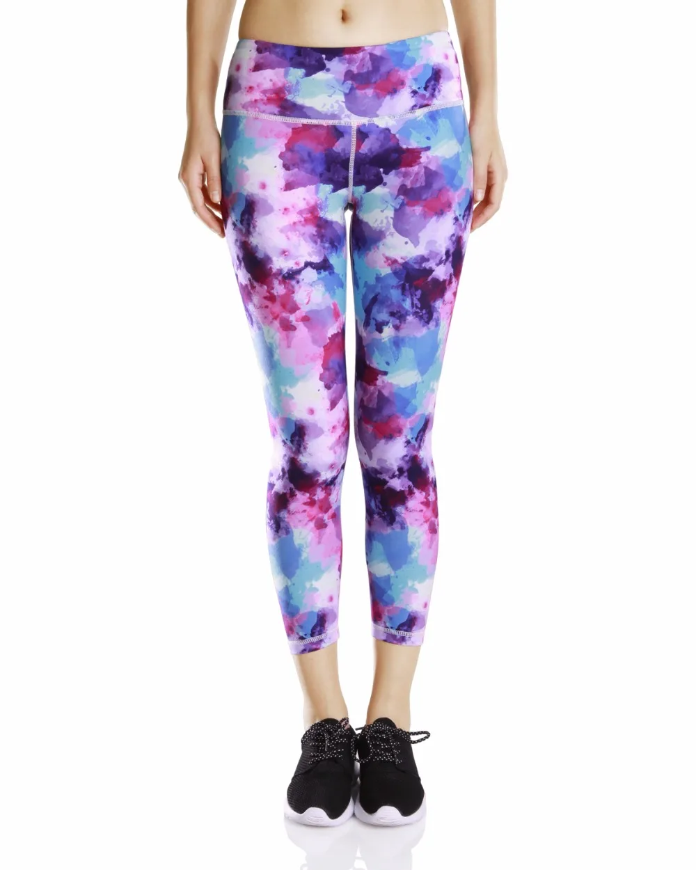 LTD новые брюки Капри с принтом женская спортивная одежда Леггинсы спортивные