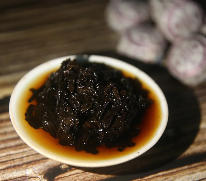 Laocang 2015yr спелый Tuocha вкус Shu Pu-erh Чай Мини Pu-erh Tuo Cha