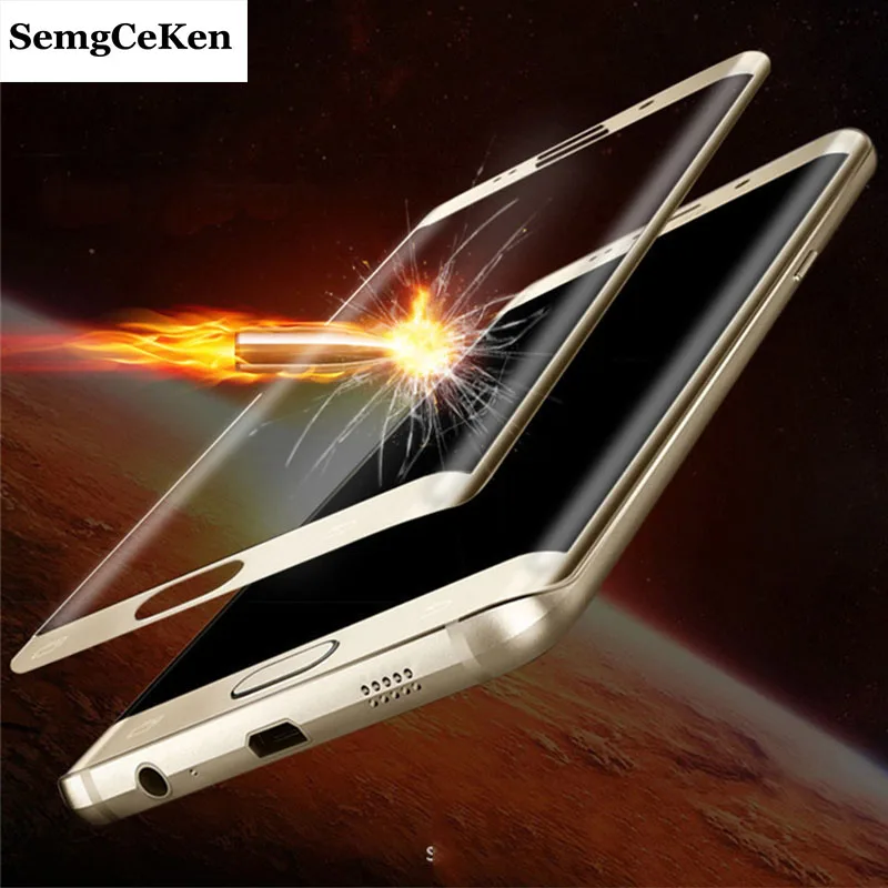 SemgCeKen полная 3d пленка с изогнутыми краями закаленное стекло для samsung galaxy s7 edge s7edge 9h