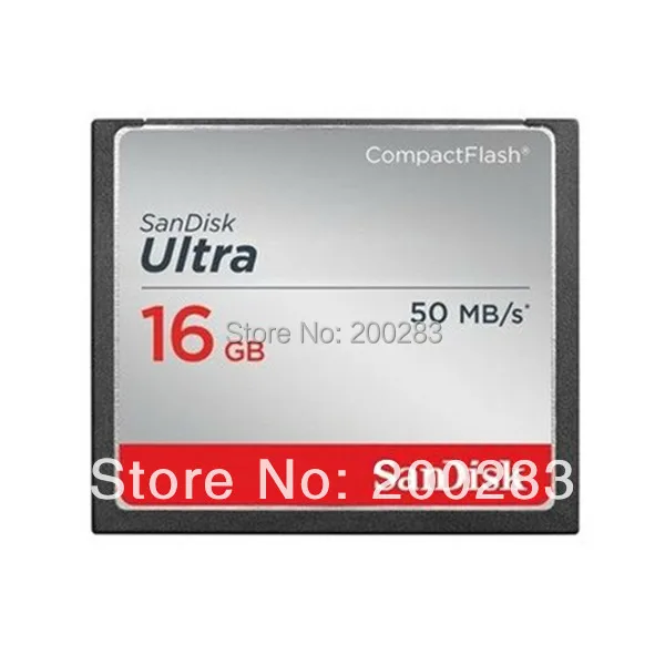 2014 Новый Оптовый SanDisk Ultra CompactFlash Карты Памяти Высокой Скорости 333X50 МБ/с CF карты DSLR