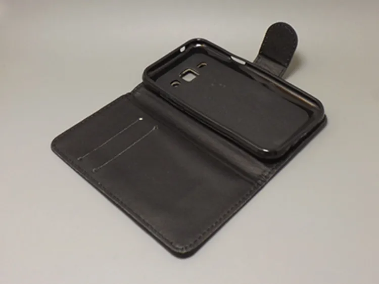 For Samsung GALAXY J1 j100 Luxury lizhi case cover stand function for with 2 Card Holder and pouch slot | Мобильные телефоны и