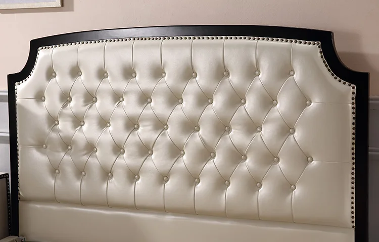 Мягкие кровати из натуральной кожи в европейском и американском стиле домашняя